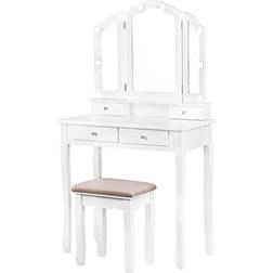 B096KSTHSH Dressing Table 15.8x31.5"