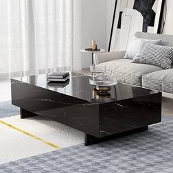 Cosvalve High Gloss Coffee Table 20.9x42.5"