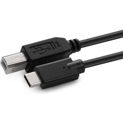 MicroConnect usb-c to usb 2.0 b cable, 3m usb3.1c2b3 eet01