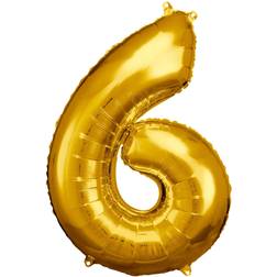 Amscan Gold Large Number Balloon 6