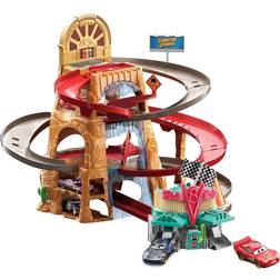 Mattel ​Disney Pixar Cars Radiator Springs Mountain Race Playset with 2 Vehicles, Gift for Cars Fans Ages 4 Years Old & Up