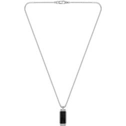 Hugo Boss Bennett Necklace - Silver/Black