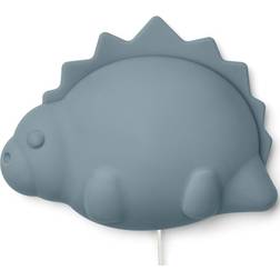 Liewood Dino Whale Blue Vegglampe