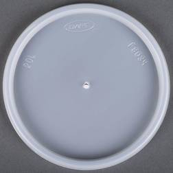 Dart 20JL Translucent Plastic Vented Lid 100-Pack (Case of 10)