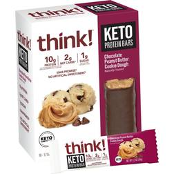 Think! Protein Bars Keto Protein Bars, Chocolate Peanut Butter Cookie