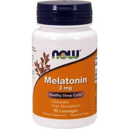 NOW Melatonin 3mg 90 Stk.