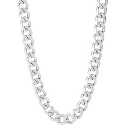 Macy's Curb Chain Necklace - Silver
