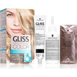 Schwarzkopf Gliss Color Permanent Hair Dye Shade 9-16 Ultra Light Cool Blonde