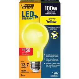 Feit Electric 3011447 100 Watt Equivalence A19 E26 Medium LED Bulb Yellow