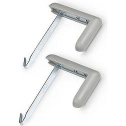 Best-Rite Cubicle Whiteboard Hangers, Gray, Set of 2 56389