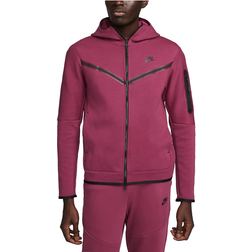 Nike Sportswear Tech Fleece Full-Zip Hoodie Men - Rosewood/Black