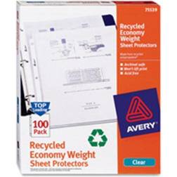 Avery Clear Recycled Economy Weight Sheet