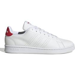 Adidas Advantage - Cloud White/Cloud White/Better Scarlet