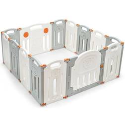 Costway 14-Panel Foldable Baby Playpen