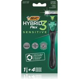 Bic Hybrid 3 Flex Sensitive + 4 Razor Blade