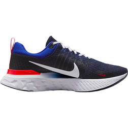 Nike React Infinity Run Flyknit 3 M - College Navy/Racer Blue/Bright Crimson/Metallic Platinum