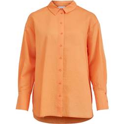 Vila High-Low Sewed Shirt