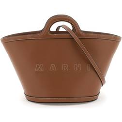 Marni Leather Small Tropicalia Bucket Bag OS