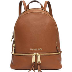 Michael Kors Rhea Medium Leather Backpack - Luggage