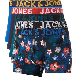 Jack & Jones JacBird Trunks 5-pack - Blue/Deep Teal