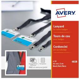 Avery Lanyards for Name Badges 44cmx2cm 10-pack