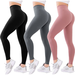 Blisset Women High Waisted Leggings 3-pack