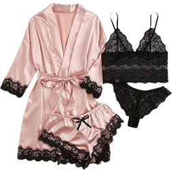 SOLY HUX Satin Pajama Set