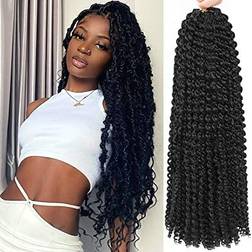 Alrence Passion Twists Braiding Bohemian Spring Hair 24 inch 1B 8-pack