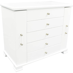 Pko Inc Modern Jewelry Box - White