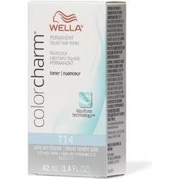 Wella Colorcharm Permanent Liquid Toner T14 Pale Ash Blonde 1.4fl oz