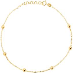 Saks Fifth Avenue Tin Cup Beaded Anklet - Gold