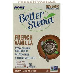 Now Foods BetterStevia French Vanilla Zero-Calorie Sweetener 2.65oz 75