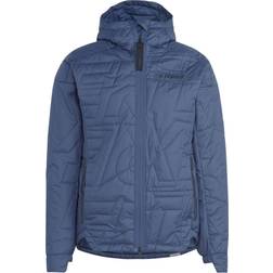 Adidas Men's Terrex Myshelter Primaloft Hooded Padded Jacket - Blue