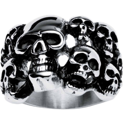 PalmBeach Skull Ring - Silver