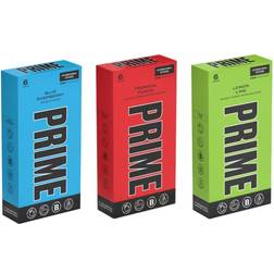 PRIME Hydration Drink Mix Variety Pack Blueberry Lemon Lime Tropical Punch 9.49g 18