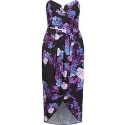 City Chic Hydrangea Maxi Dress