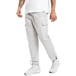 Nike Sportswear Repeat Men's Woven Trousers - Light Iron Ore/White