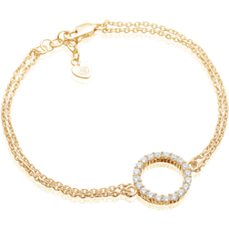 Sif Jakobs Biella Grande Bracelet - Gold/Transparent
