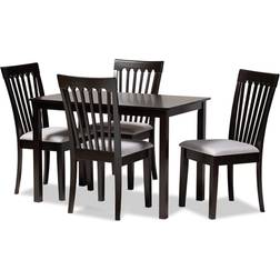 Baxton Studio Minette Modern Dining Set 27.6x43.3" 5