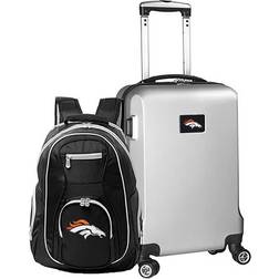 Mojo Broncos Deluxe Hardside Spinner Carry-On