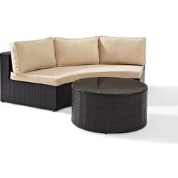 Crosley Furniture Catalina Collection KO70034BR 2 Outdoor Lounge Set