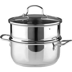 Bergner Essentials Stainless-Steel Soup Pot with lid