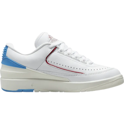 Nike Air Jordan 2 Retro Low W - White/Dark Powder Blue/Sail/Gym Red