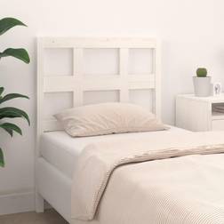 vidaXL 80.5 Solid Wood Pine Bed Honey Sänggavel