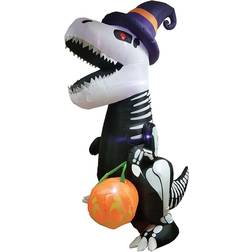 Joyin 8 Foot Inflatable Skeleton T-Rex Decoration