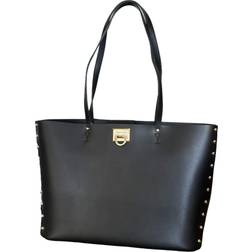 Michael Kors 35F1GNCT3T Manhattan Large Tote Leather In Black