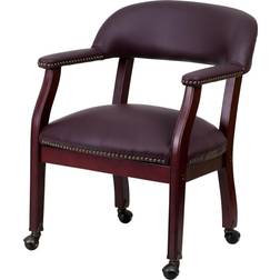 Flash Furniture Burgundy LeatherSoft Conference Office Chair