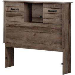 South Shore Twin Ulysses Bookcase with Doors Headboard
