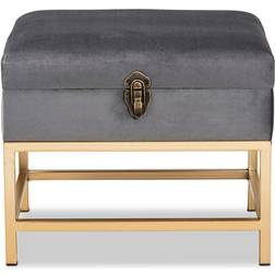 Baxton Studio Aliana Seating Stool 15.7"