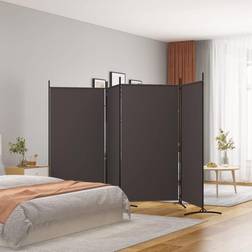 vidaXL 4-Panel Room Divider